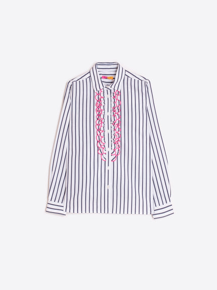 LIONETTA RUFFLE FRONT SHIRT