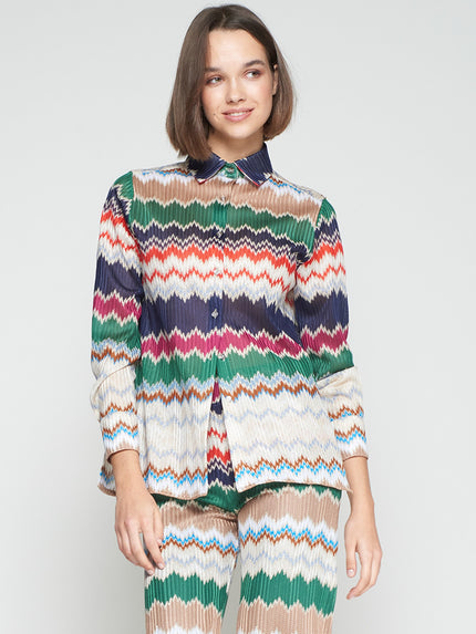 MARIELA ZIG ZAG SHIRT
