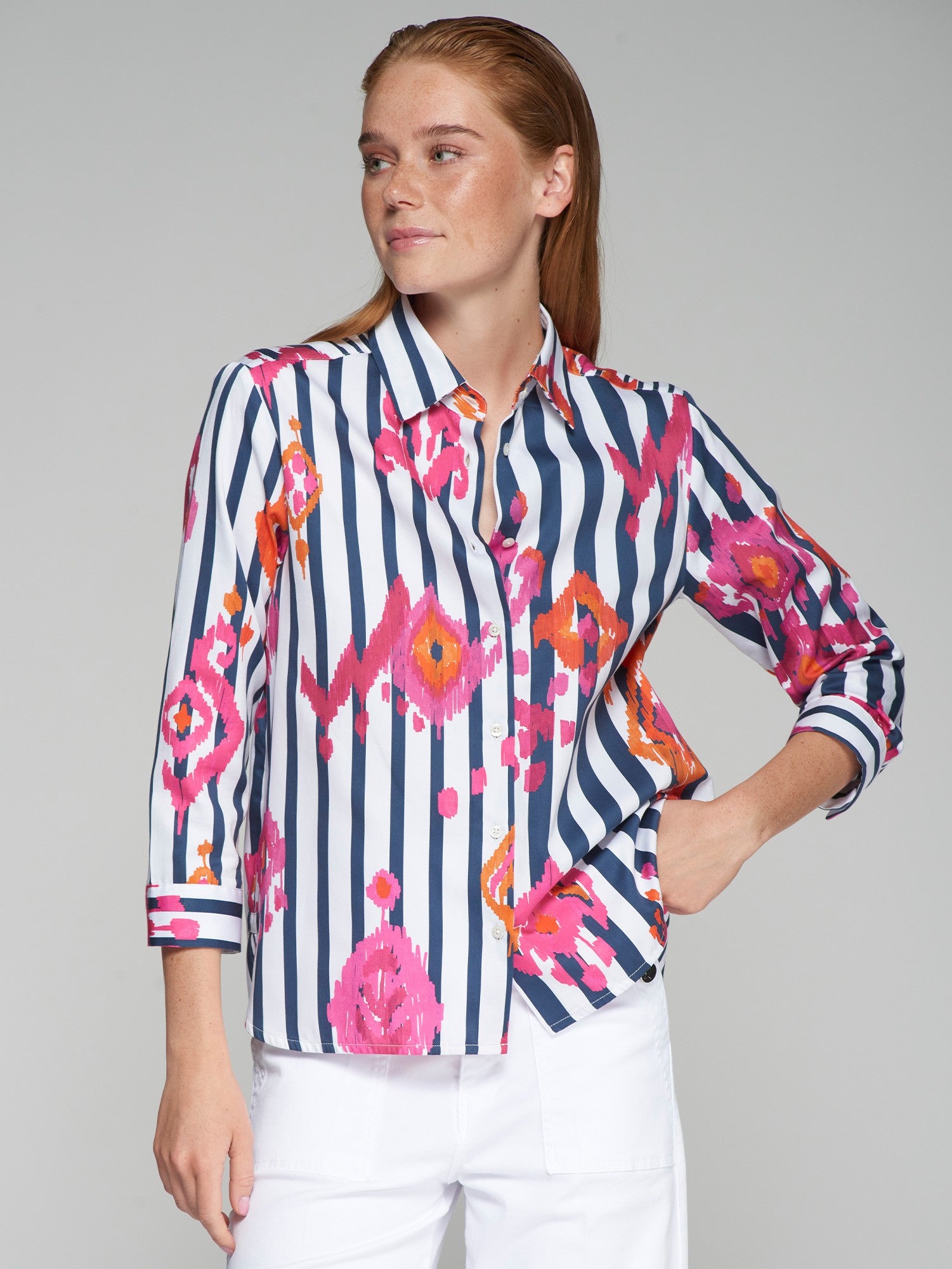 POLINE IKAT ROSA SHIRT