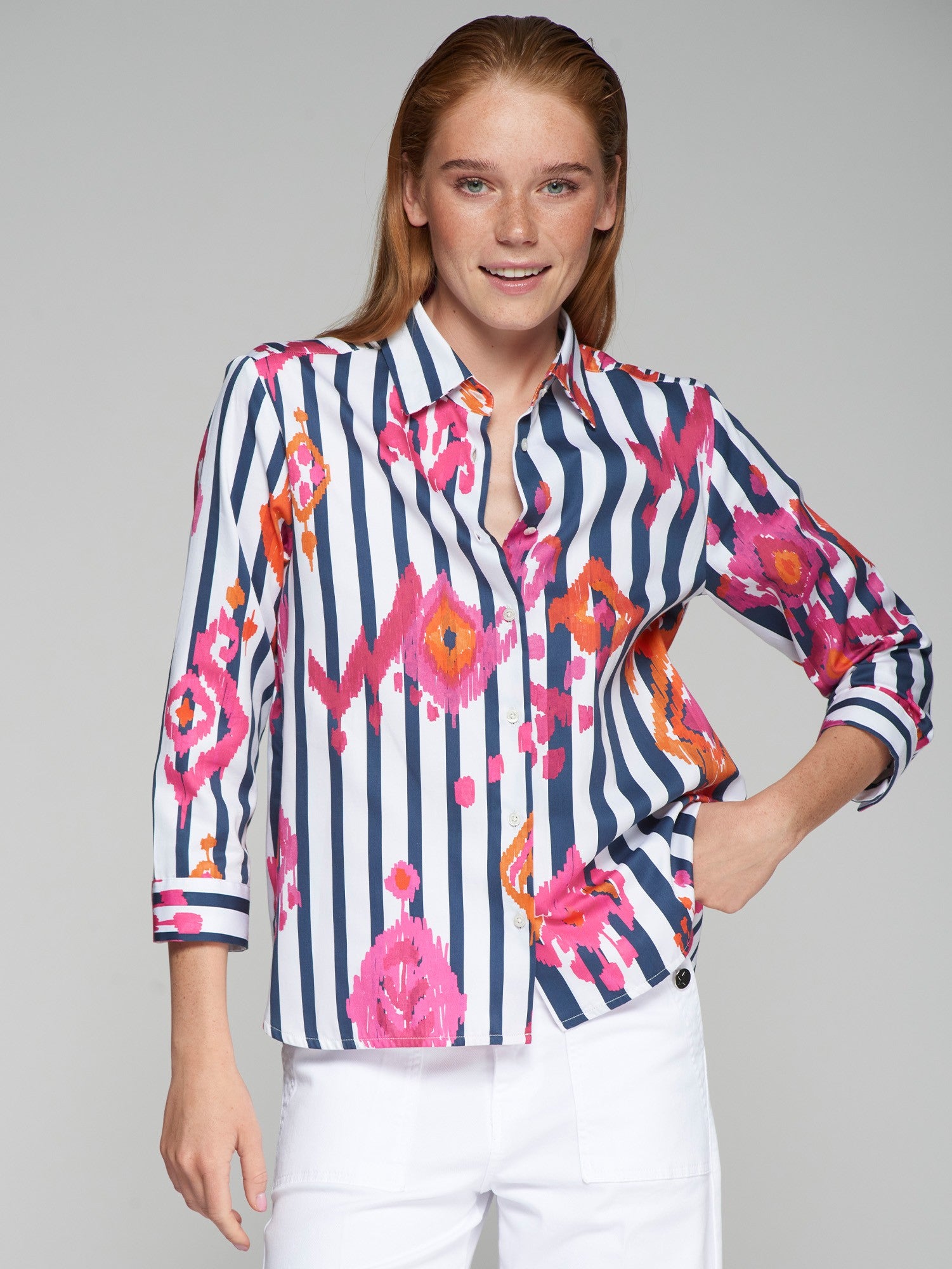 POLINE IKAT ROSA SHIRT
