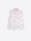 CHERRY AND LETTERS PRINT SHIRT