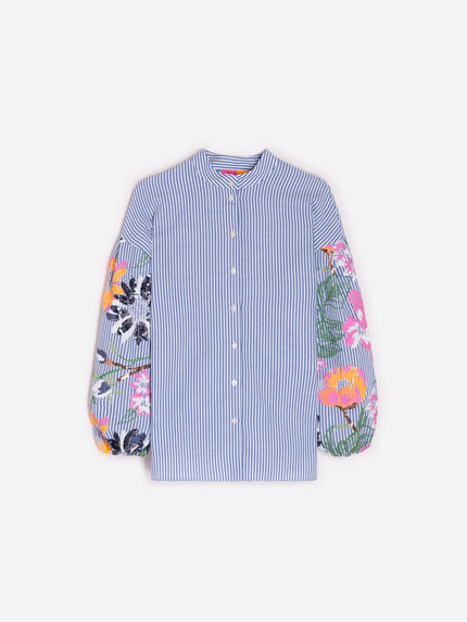 UMA FLORAL EMBORIDERY SLEEVE BLOUSE