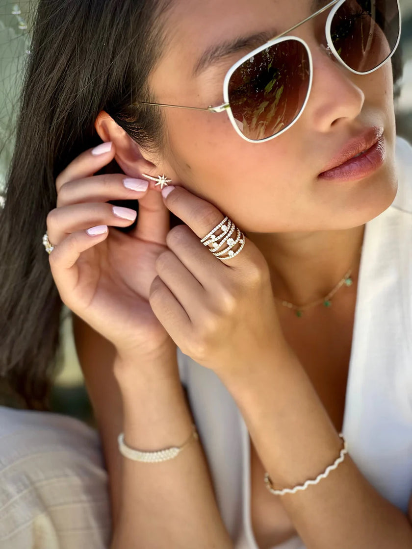 SHOOTING STARBURST EARRINGS