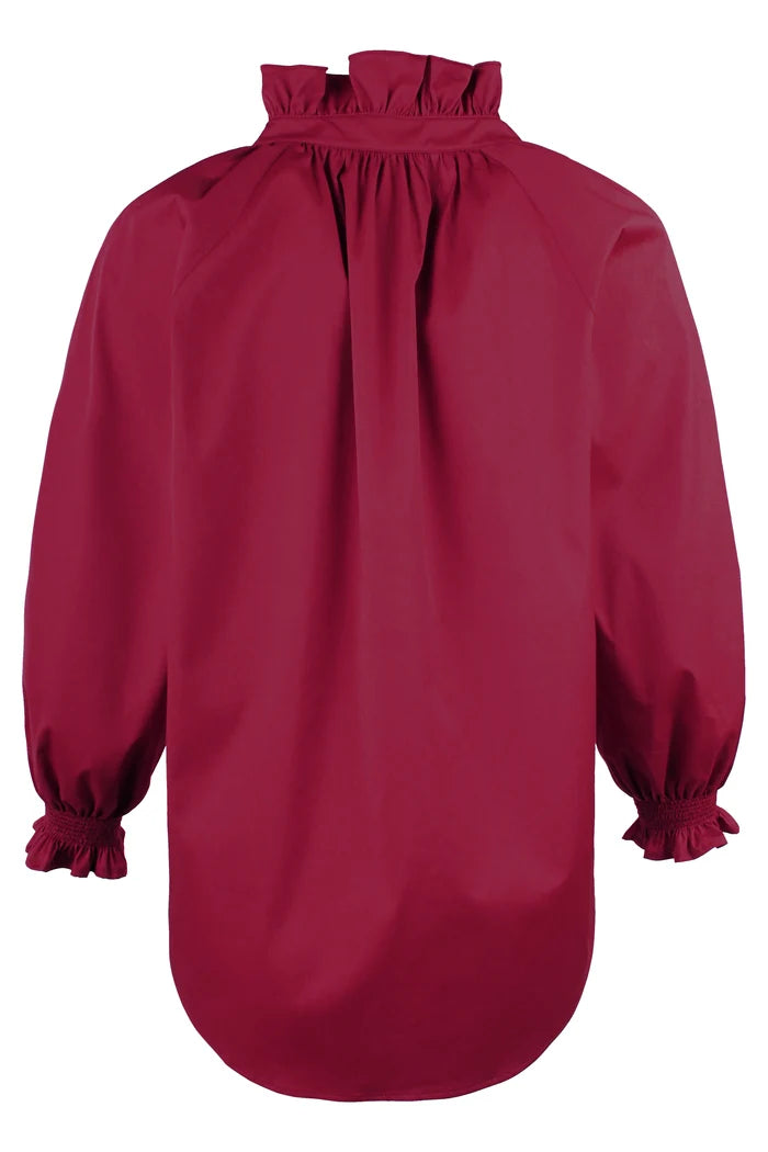 FIONA SHIRT SOLID POPLIN