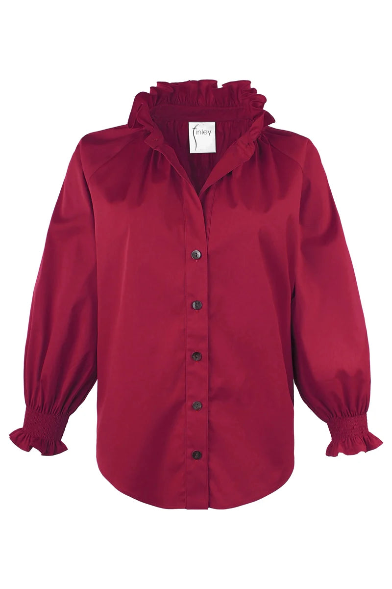 FIONA SHIRT SOLID POPLIN