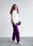 SLOUCHY PEG PANTS