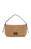 HARLOW RAFFIA SHOULDER BAG