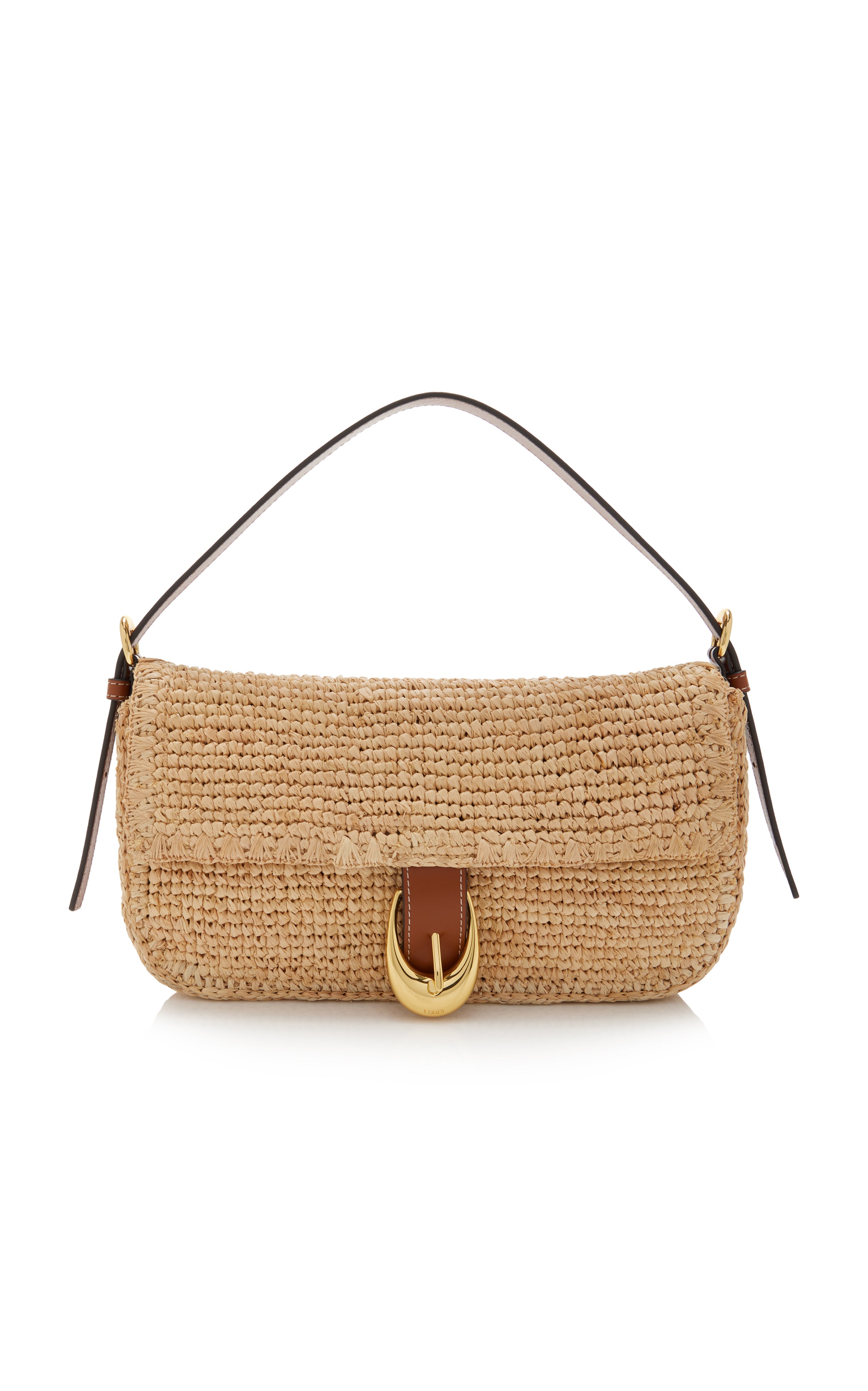 HARLOW RAFFIA SHOULDER BAG