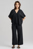 TERRA FOIL CRINKLE CAFTAN SHIRT