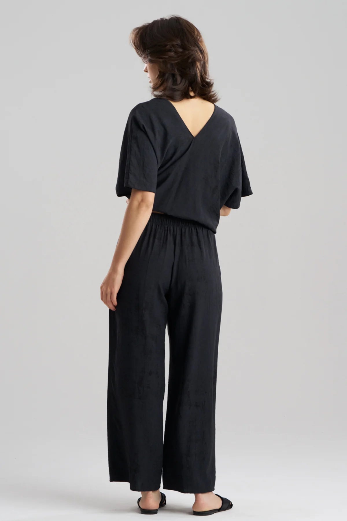 TERRA FOIL CRINKLE PANT