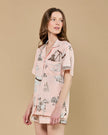 TEXAS TOILE PAJAMA SHORTS SET
