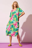 TROPIC CRINKLE CAFTAN