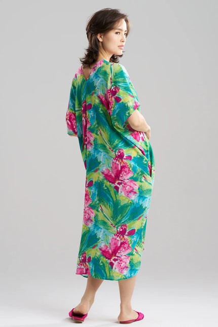 TROPIC CRINKLE CAFTAN