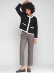 CAROLE PANT IN HOUNDSTOOTH