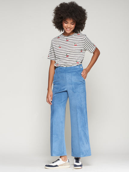 MURIEL PANT IN BLUE CORD