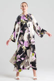 TSUBAKI SATIN MANDARIN ZIP CAFTAN