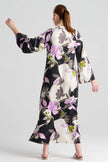 TSUBAKI SATIN MANDARIN ZIP CAFTAN