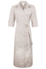 LONG ALEX SHIRTDRESS IN SAND