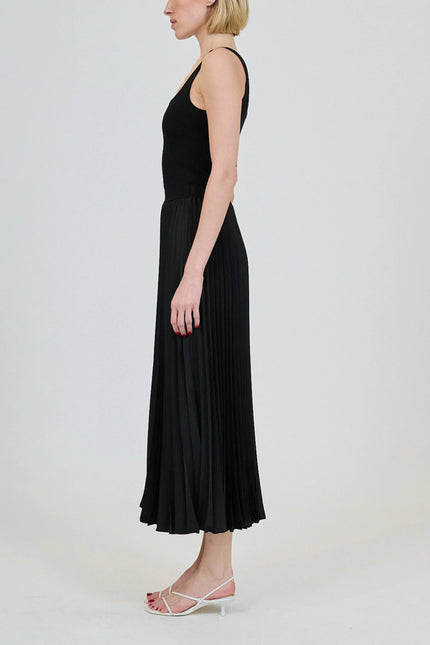 MELANIE PLEATED MIDI SKIRT