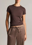 PIMA COTTON BLEND 90S SHRUNKEN TSHIRT IN IRON