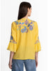 RUFFLE SLEEVE BLOUSE