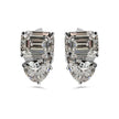 TOI ET MOI PEAR AND EMERALD CUT EARRINGS