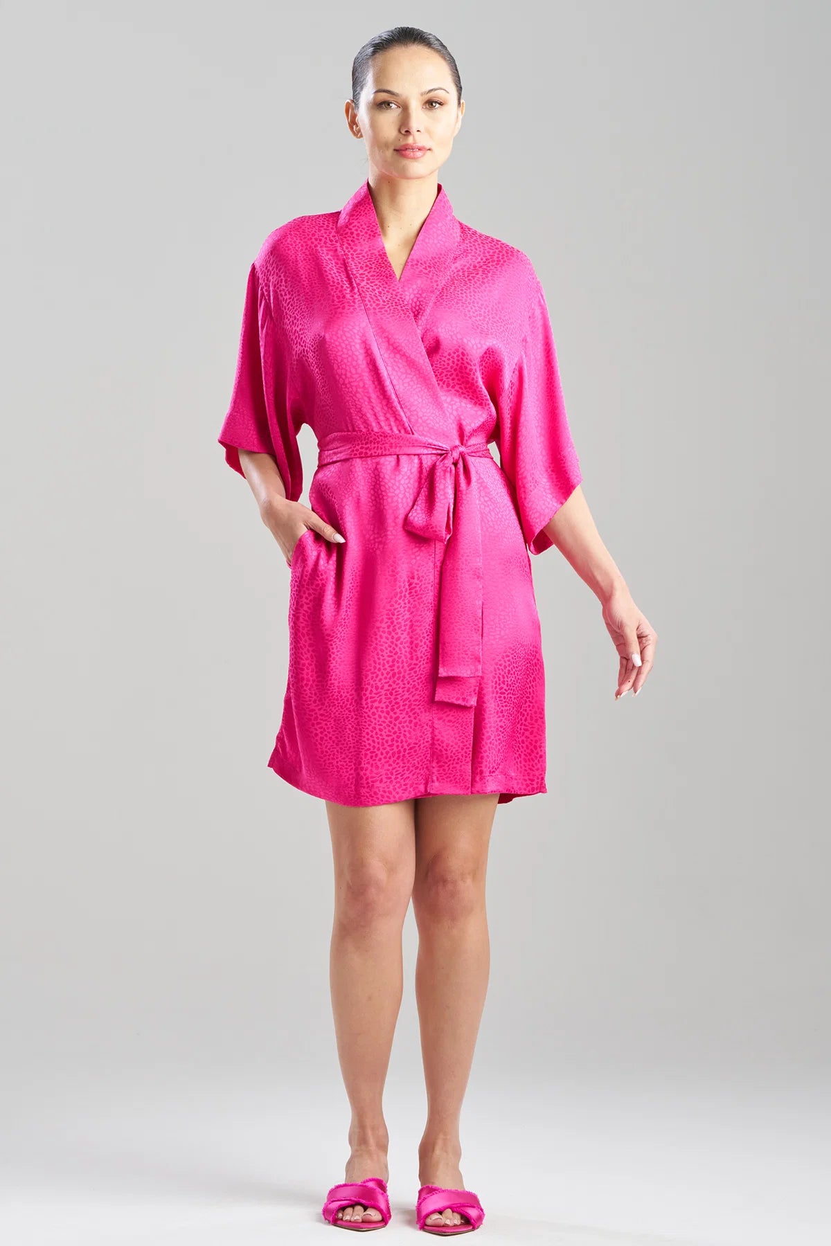 WILDERNESS SATIN JACQUARD WRAP
