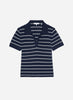 THE STRIPED EASY POLO