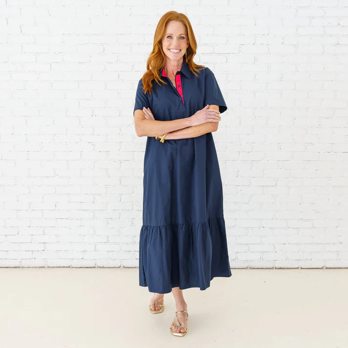 MADDIE DRESS NAVY